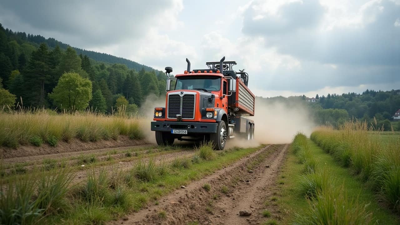 Forage à Mirecourt, dans la plaine des Vosges et ses terres cultivées